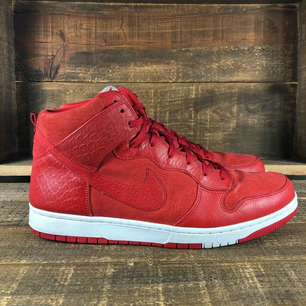 Nike Mens Dunk Comfort Python Sneakers Shoes Sz 14
